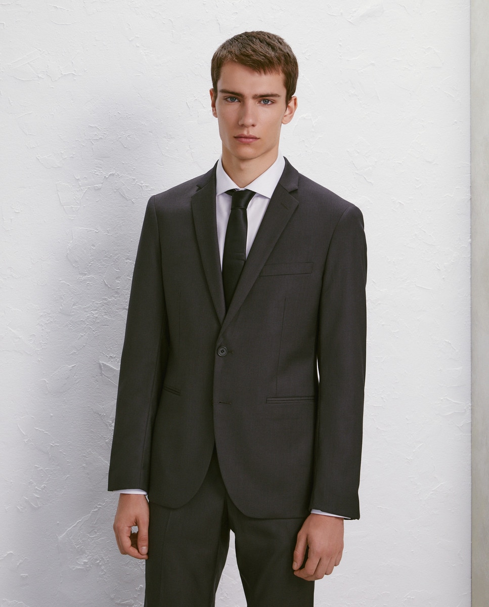Imagen 0 de Chaqueta de traje para hombre lisa 440 Azulón