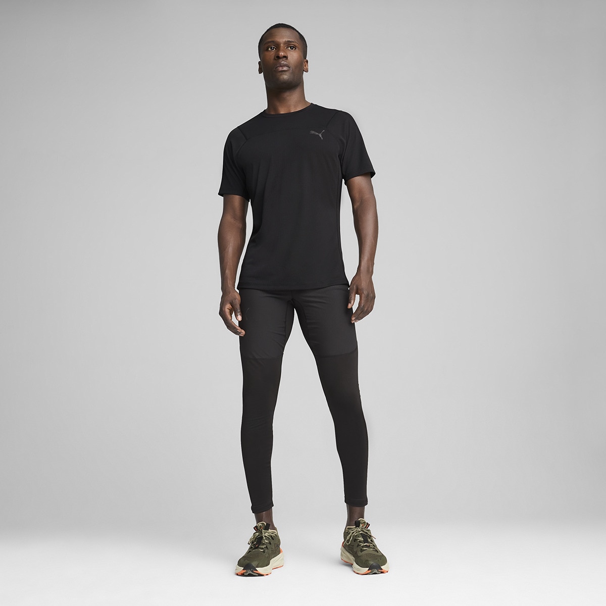 Leggings de Homem Seasons Microfleece Tight Preto-8