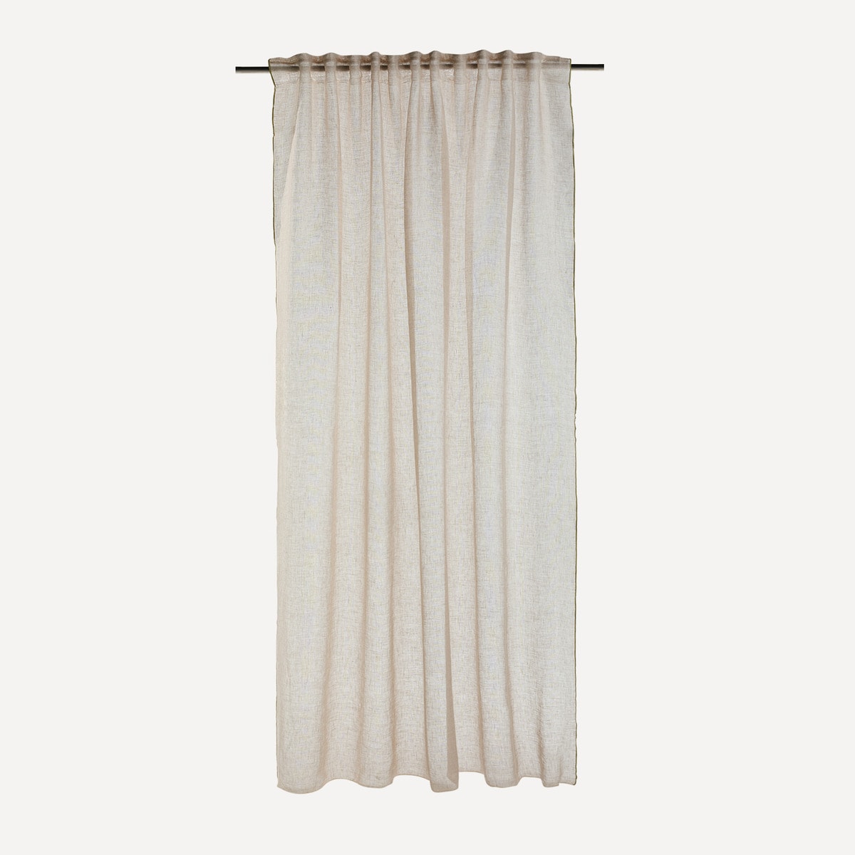 Cortina com Sistema Multiusos Overlock Bege-3