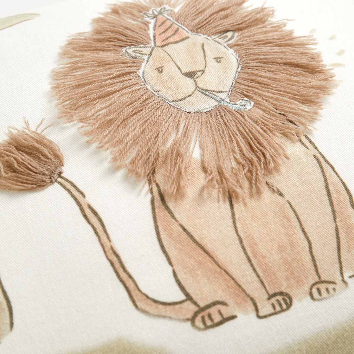 Almofada Decorativa Infantil Leão Multicolor-4