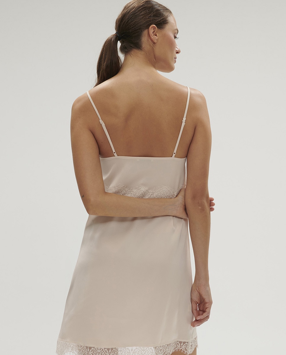 Camisa de Dormir Lisa Rosa-2