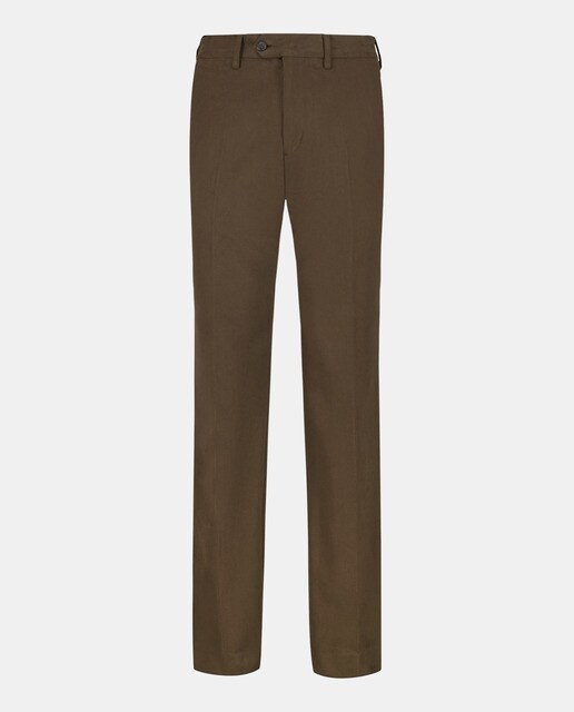 Imagen 1 de Pantalón chino regular fit algodón 100% hombre Marrón
