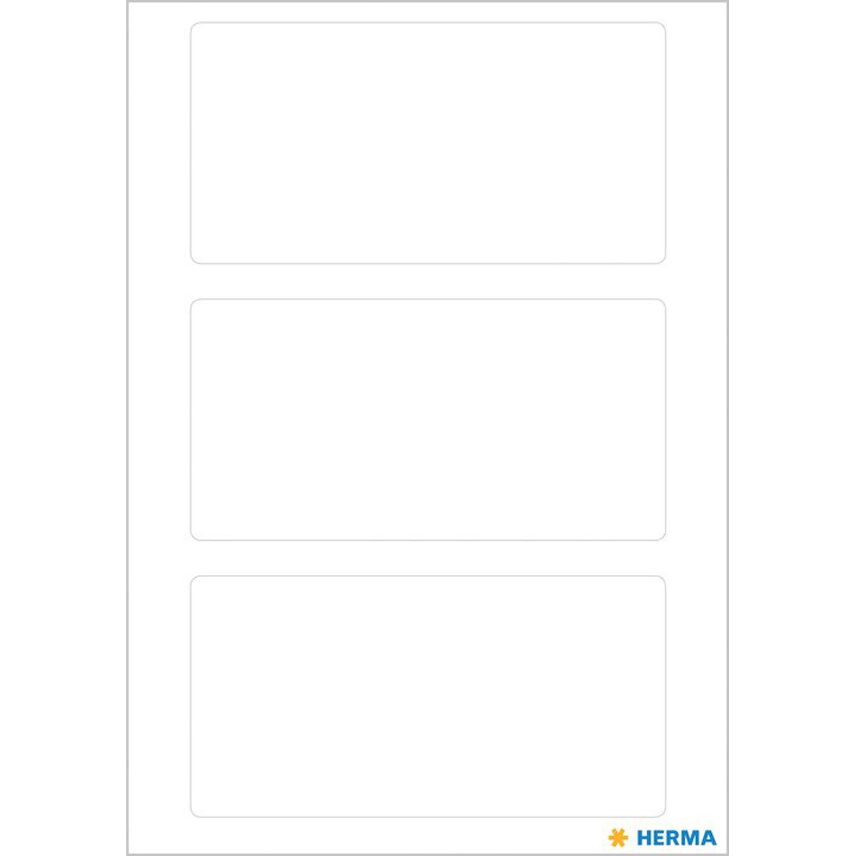 Pegatinas vario 34x67mm Herma blanco Blanco / Azul-2