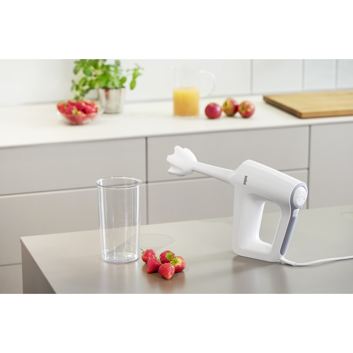 Batidora amasadora Braun MultiMix HM3135 con tecnología SmartMix Blanco-3