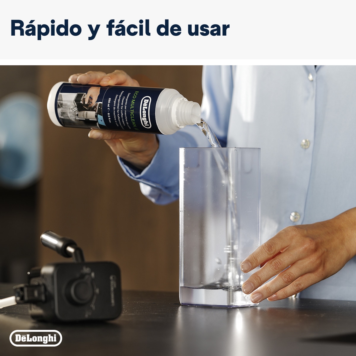 Limpiador de vaporizadores de leche De'Longhi Ecodecal para cafeteras superautomáticas 4