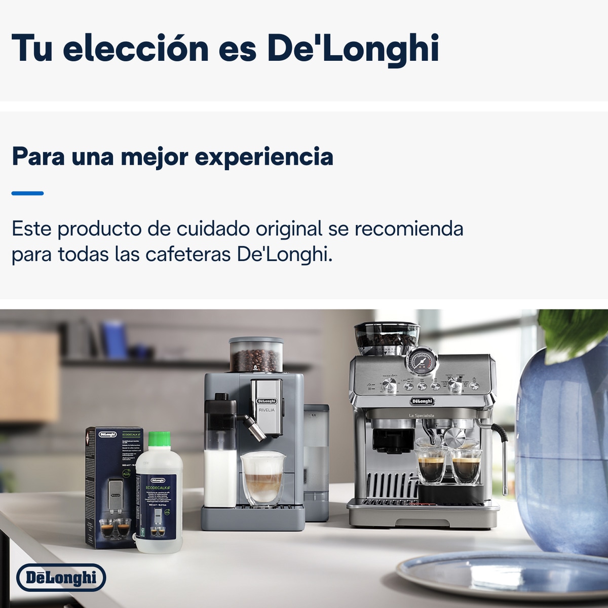 Descalcificante Universal De'Longhi Ecodecalk para Máquinas de Café 6