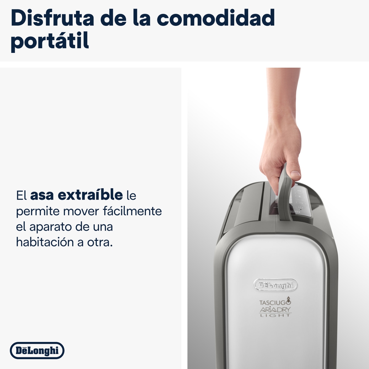 Deshumidificador De'Longhi Tasciugo Aria Dry Light DNS80 silencioso con ionizador Negro-5