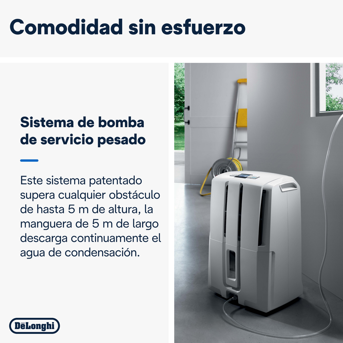 Deshumidificador De'Longhi DD230P multifunción Blanco-3