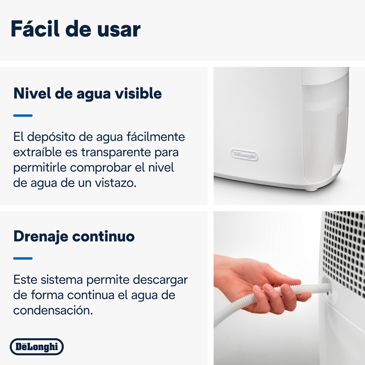 Deshumidificador De'Longhi Tasciugo AriaDry Multi DEXD216RF con función de secado de ropa 5