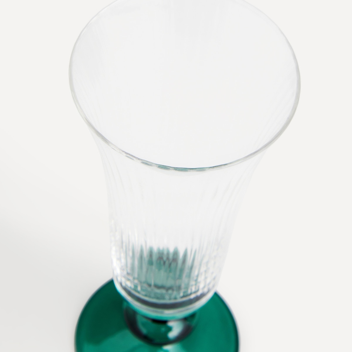 Copo de Champanhe de Cristal Trieste Verde-2