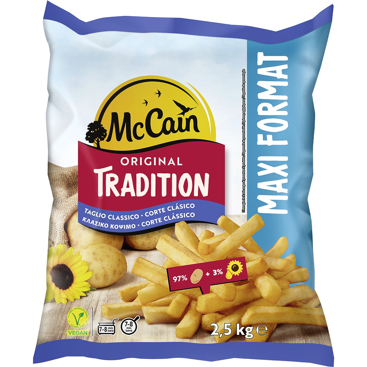Tradition patatas corte clásico original bolsa 2,5 kg