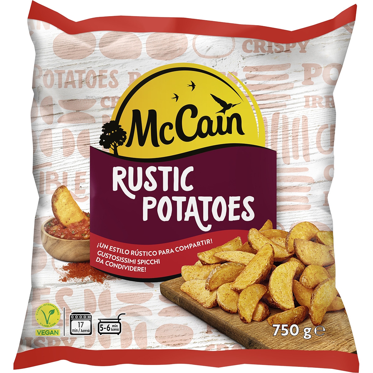 rustic patatas gajo barbacoa bolsa 750 g