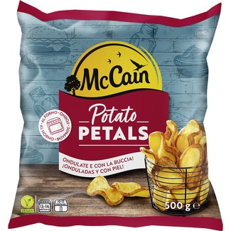 Petals patatas congeladas onduladas con piel bolsa 500 g - Mc Cain