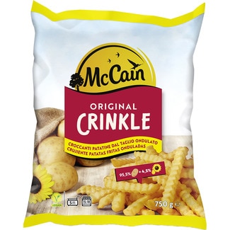 Original Crinkle patatas rizadas bolsa 750 g - Mc Cain