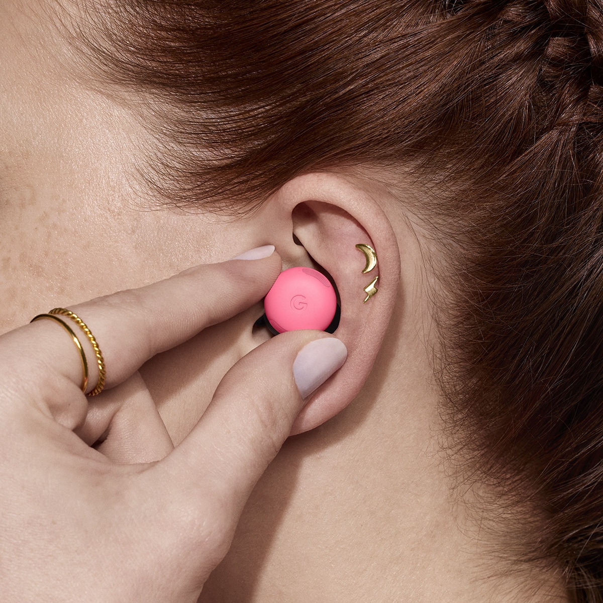 Auriculares True Wireless Google Pixel Buds Pro 2 con cancelación activa de ruido Rosa Peonía-13