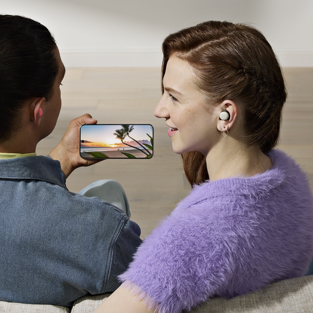 Auriculares True Wireless Google Pixel Buds Pro 2 con cancelación activa de ruido Rosa Peonía-12