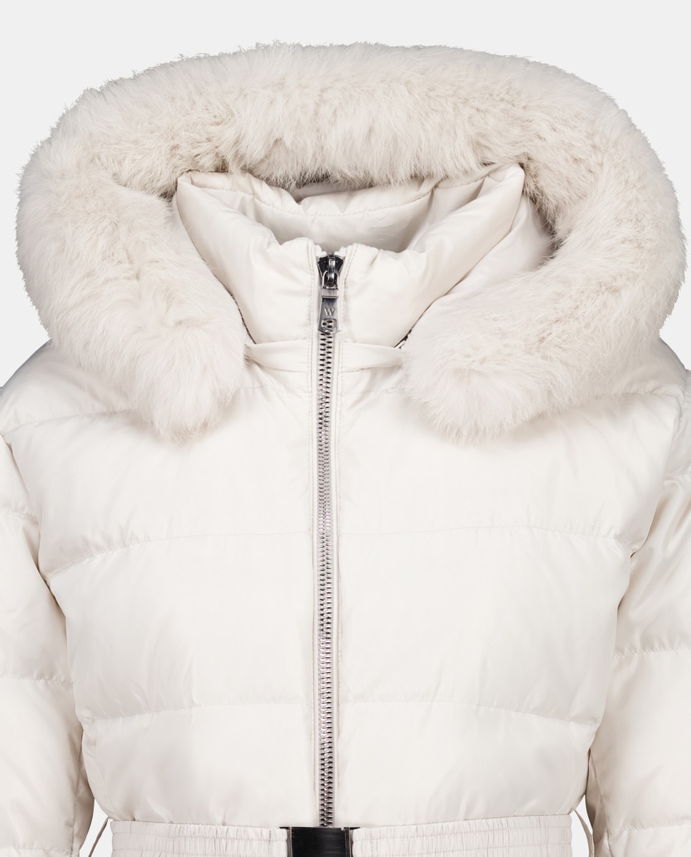 Parka Efecto Parkas Mujer Mango Violeta Chaqueta Acolchada Traje