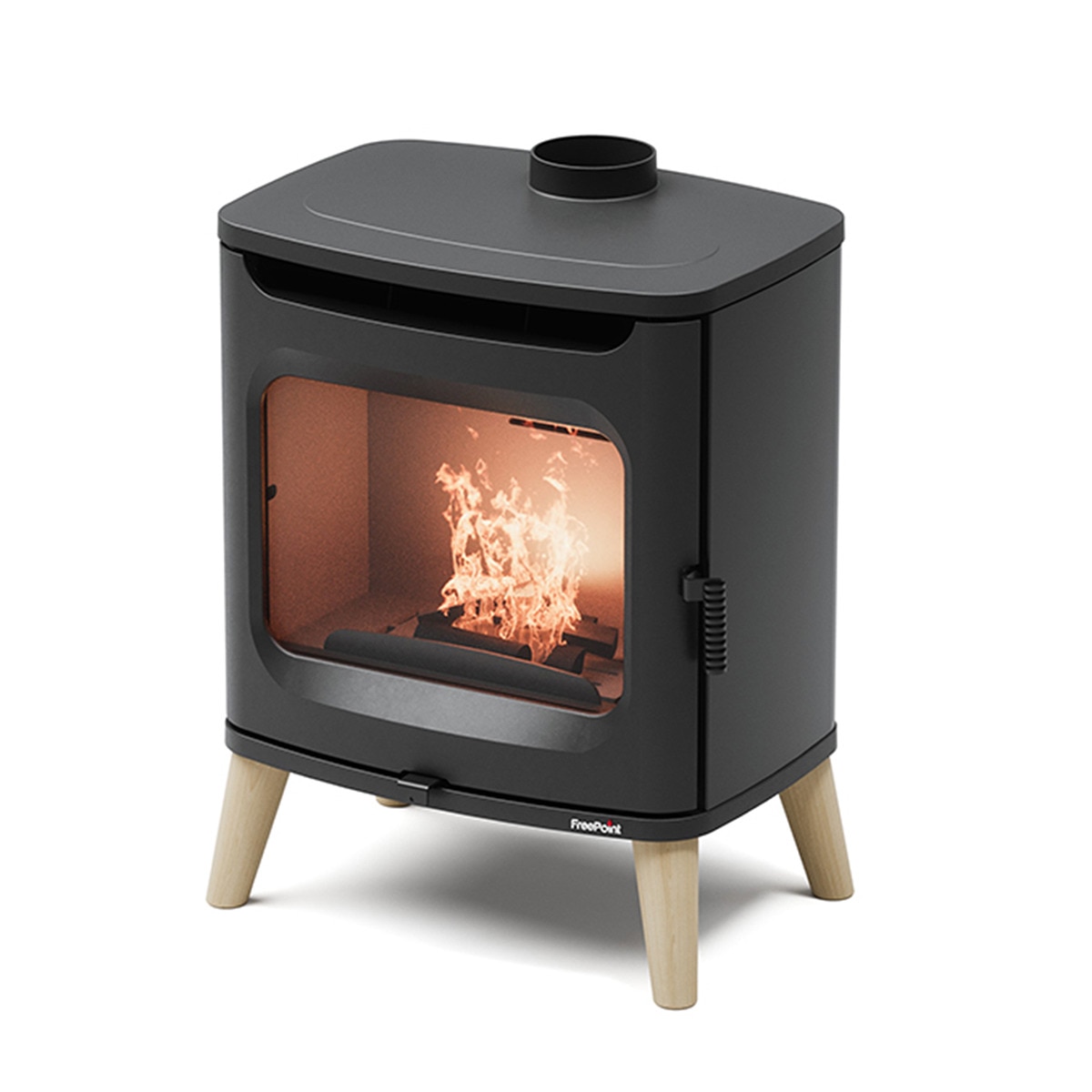 Estufa Leña Flos Wood Negro-3