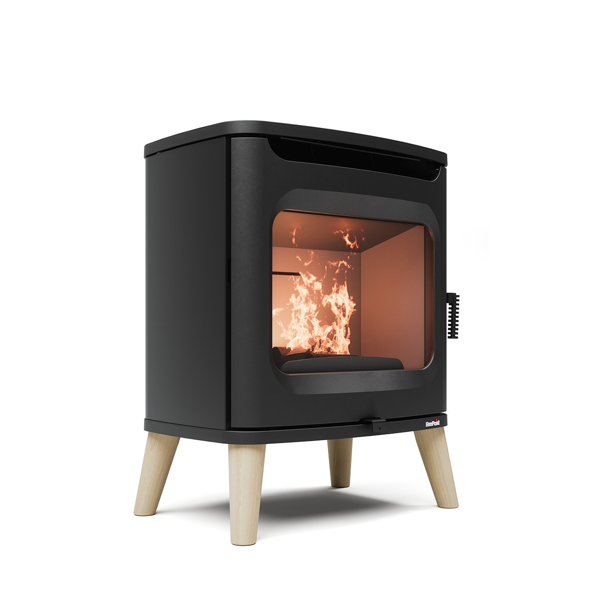 Estufa Leña Flos Wood Negro-2
