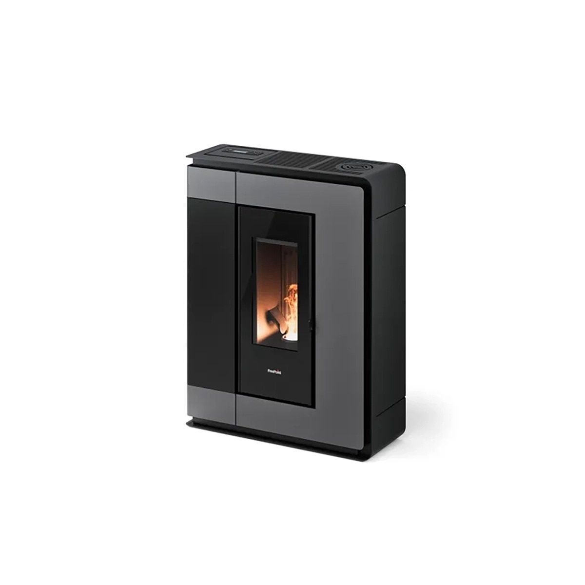 Estufa Pellets Canalizable Arco 8,5 kW Gris oscuro-3