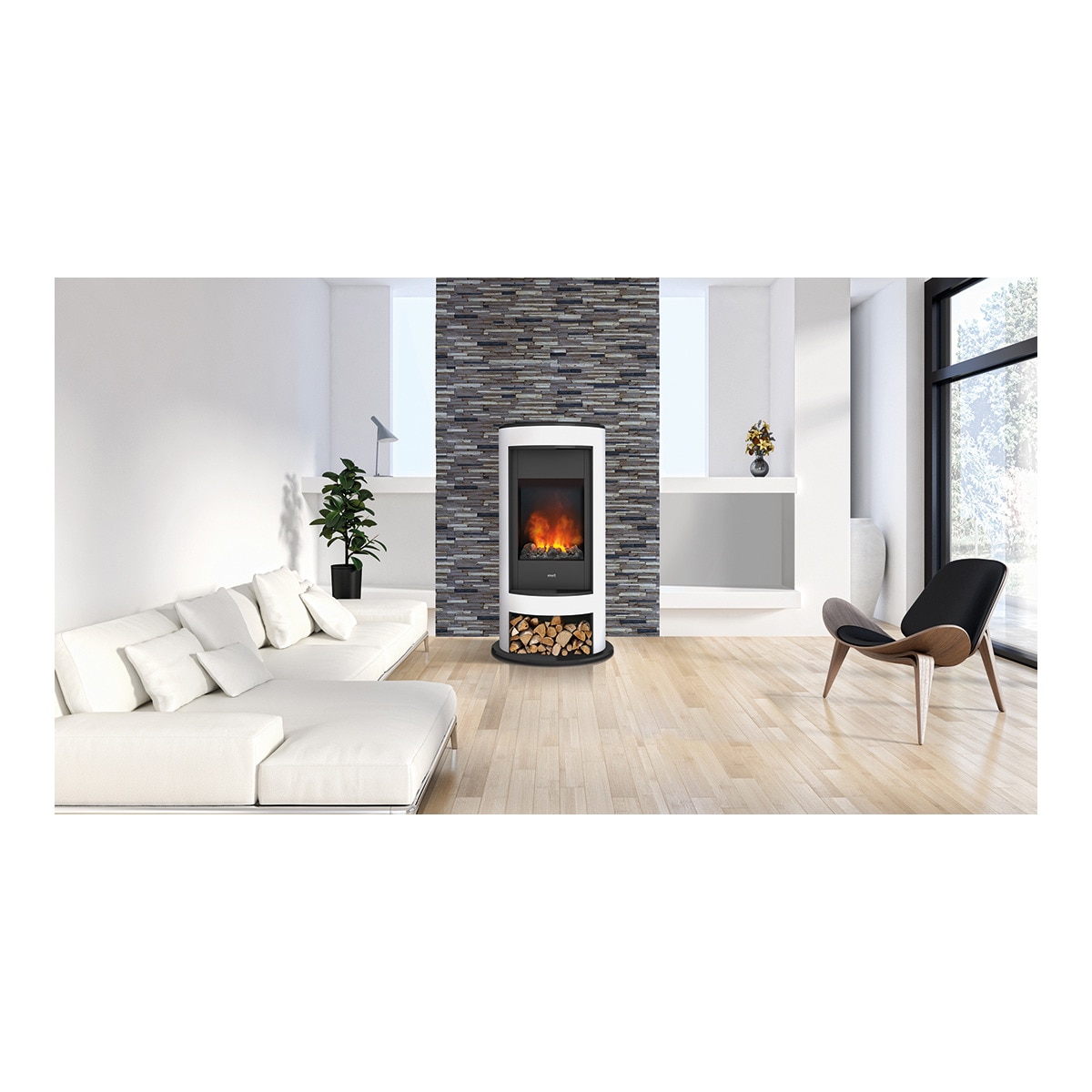 Estufa Eléctrica Verdi Optymist Blanco-7