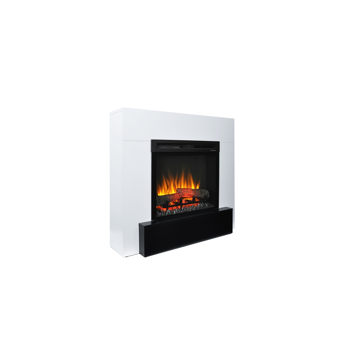 Chimenea Eléctrica Lucid Blanco / Negro-6