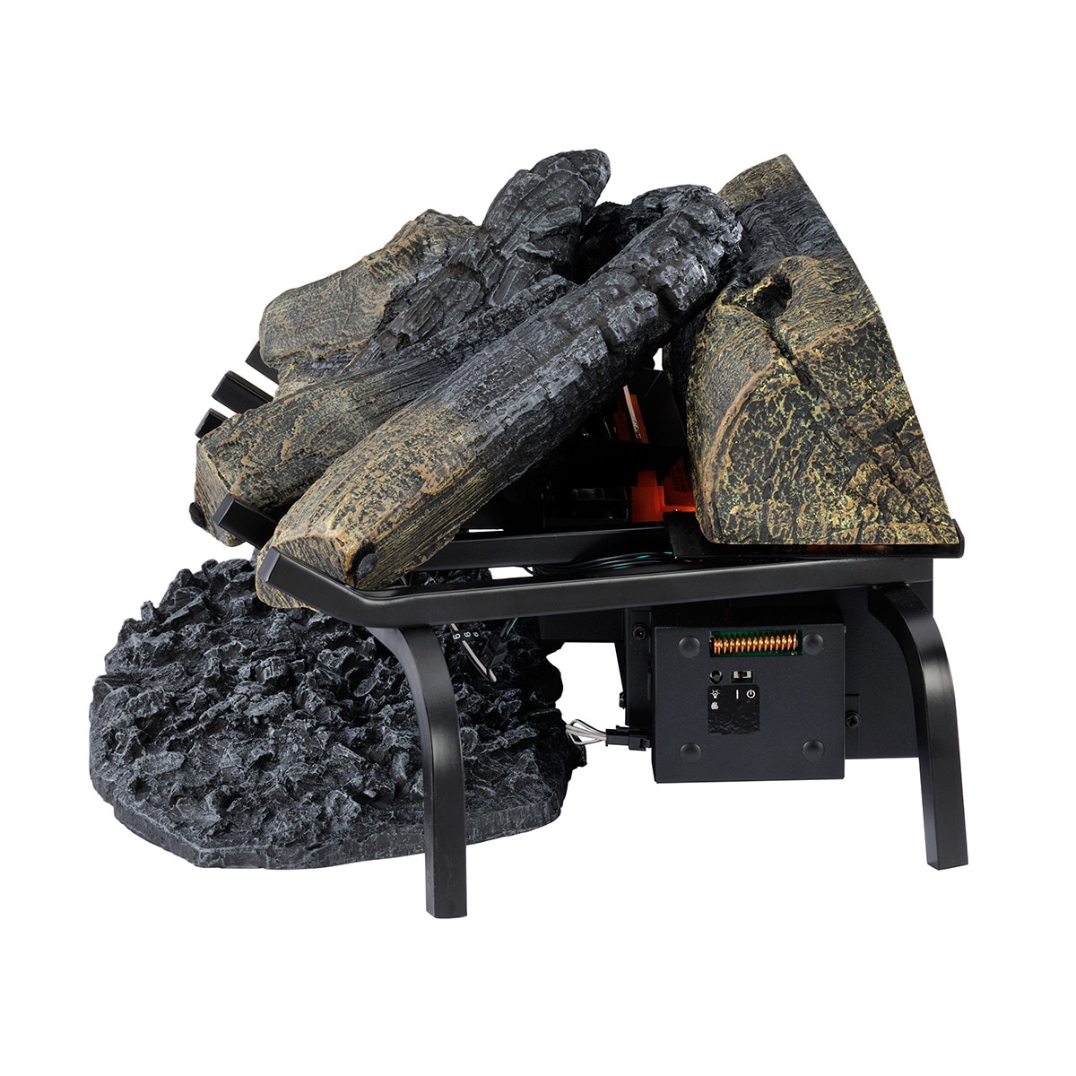 Chimenea Eléctrica Silverton Optimyst® Negro-8