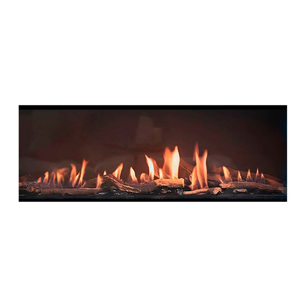 Chimenea Gas Natural Pano 1100 Frontal Negro-1