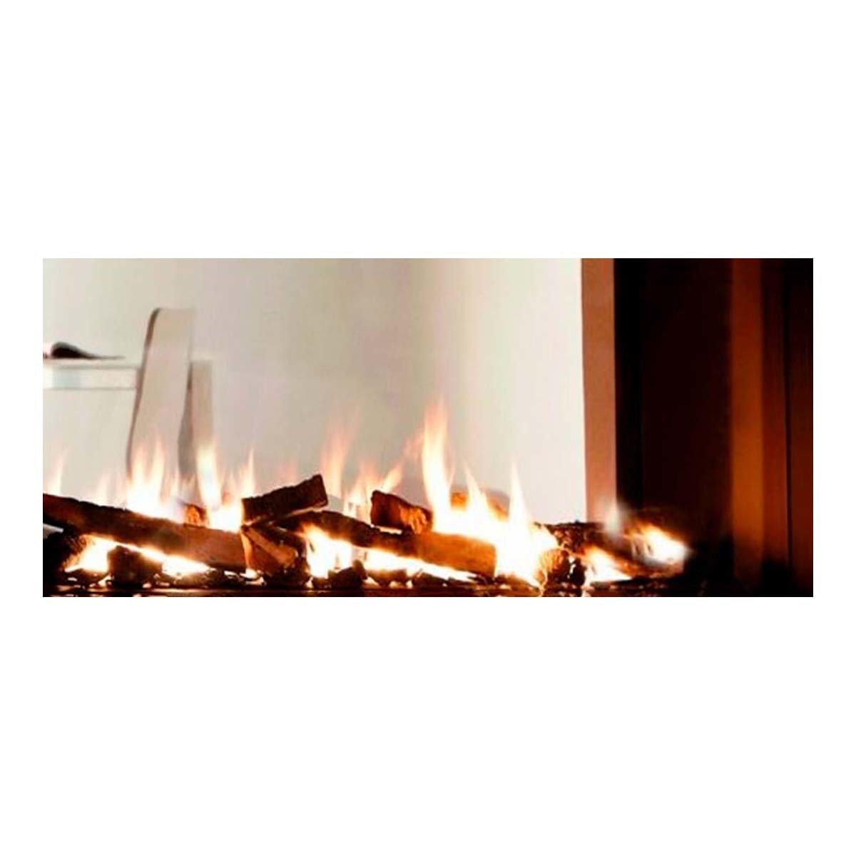 Chimenea Gas Natural Pano 1100 Túnel Doble Cara Negro-1