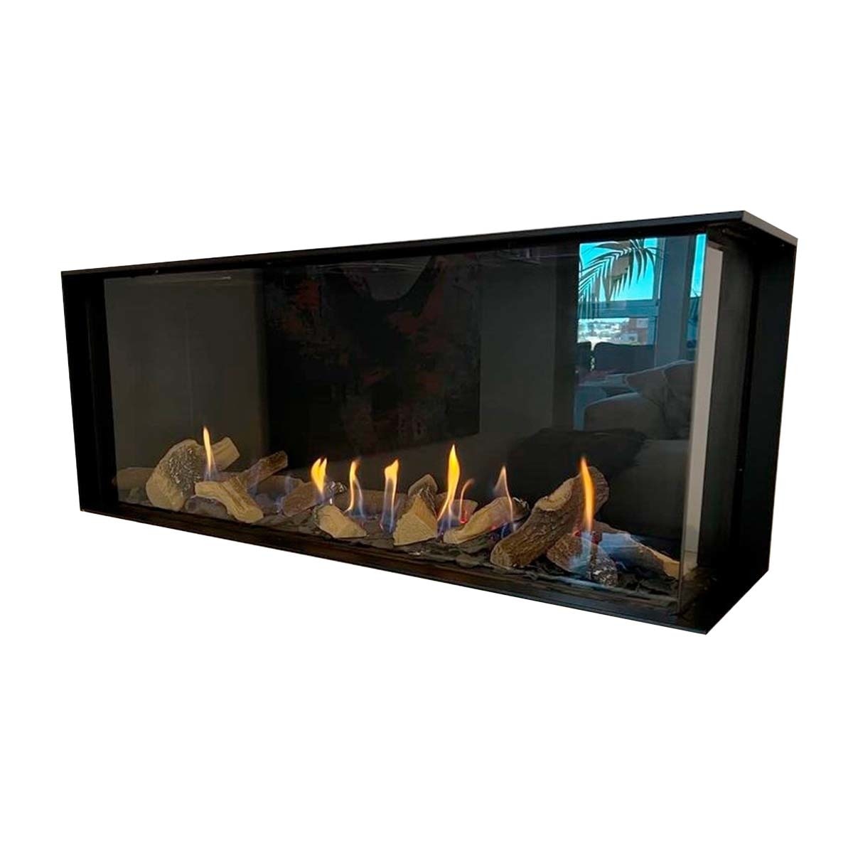 Imagen 0 de Chimenea Gas Natural Pano 1300 Esquinera Derecha