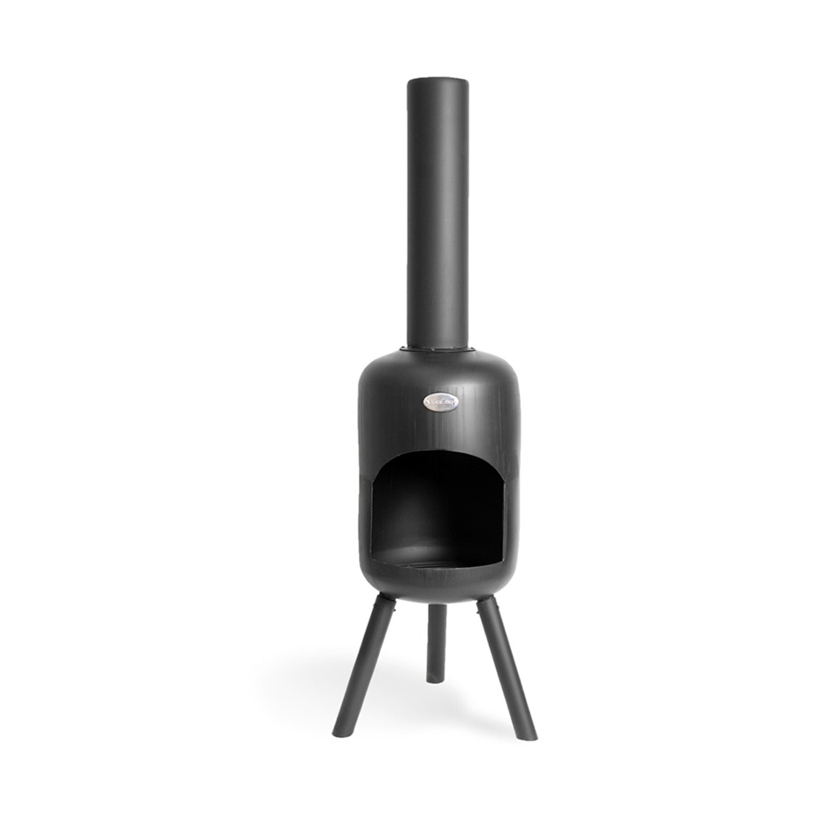 Chimenea de Leña Exterior Bonbini Negro-3