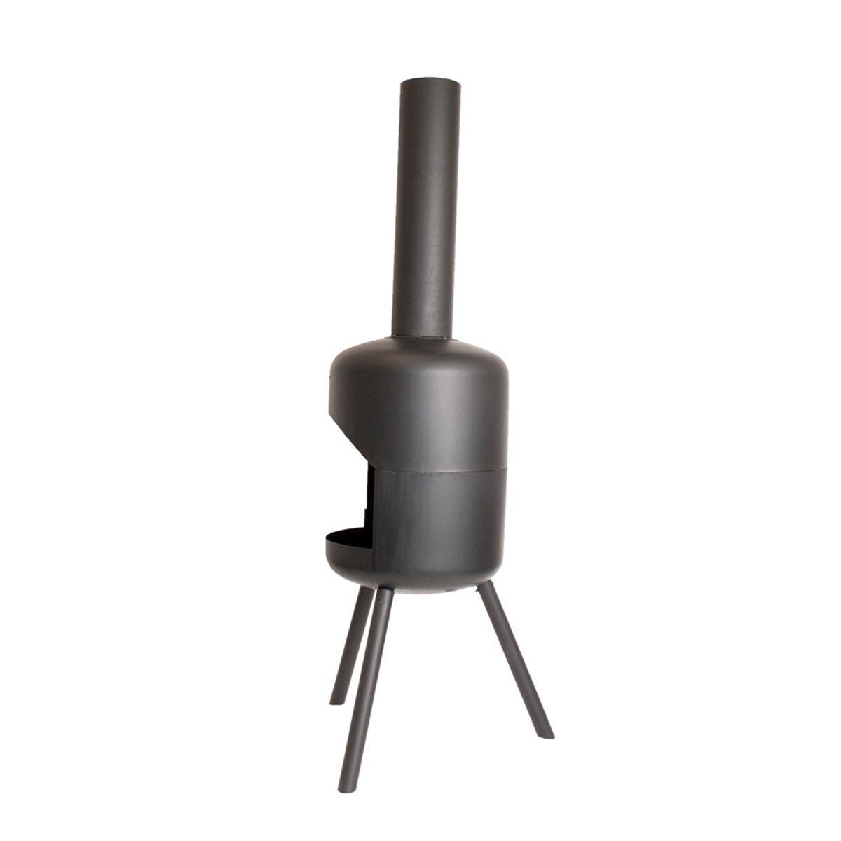 Chimenea de Leña Exterior Bonselo Negro-6