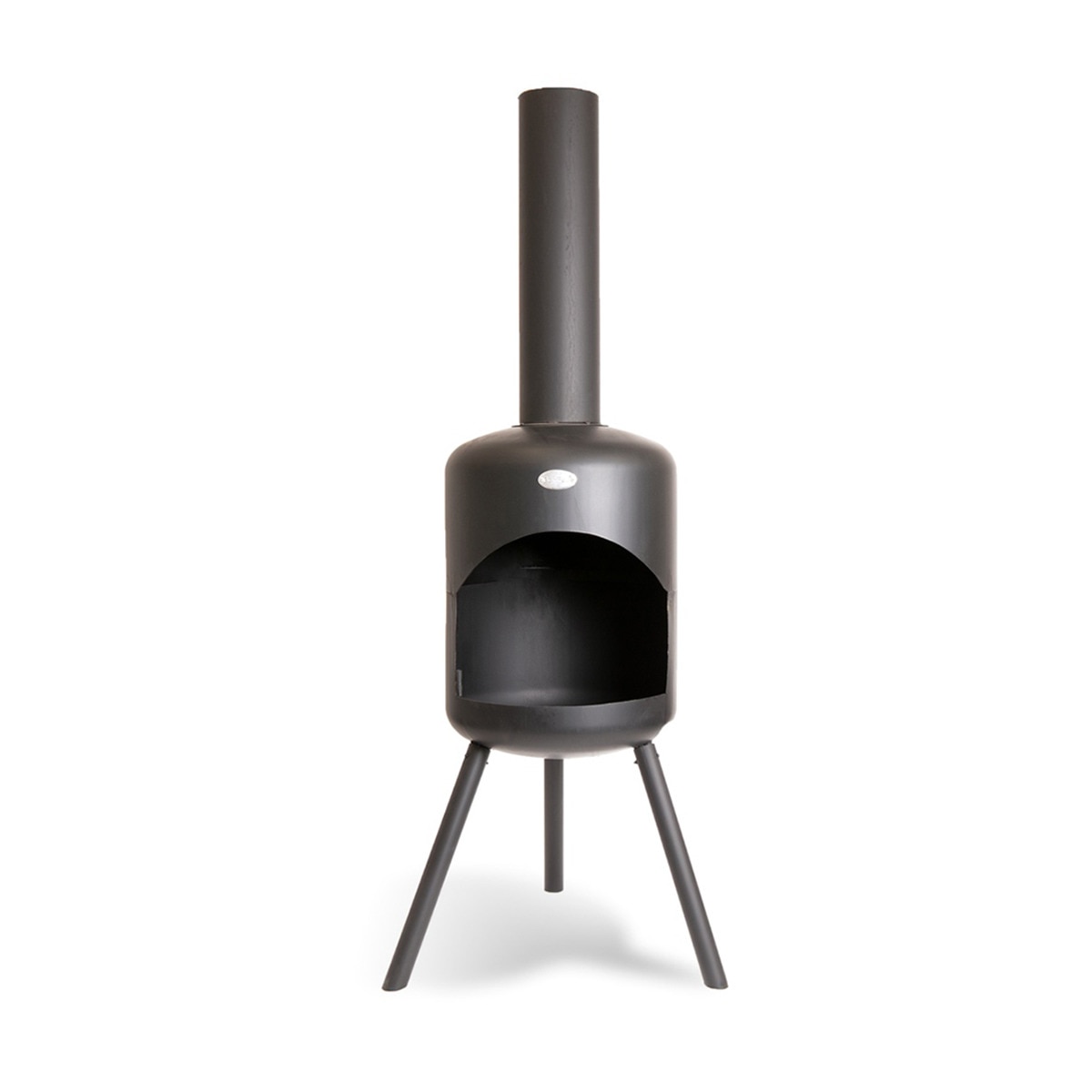 Chimenea de Leña Exterior Bonselo Negro-5