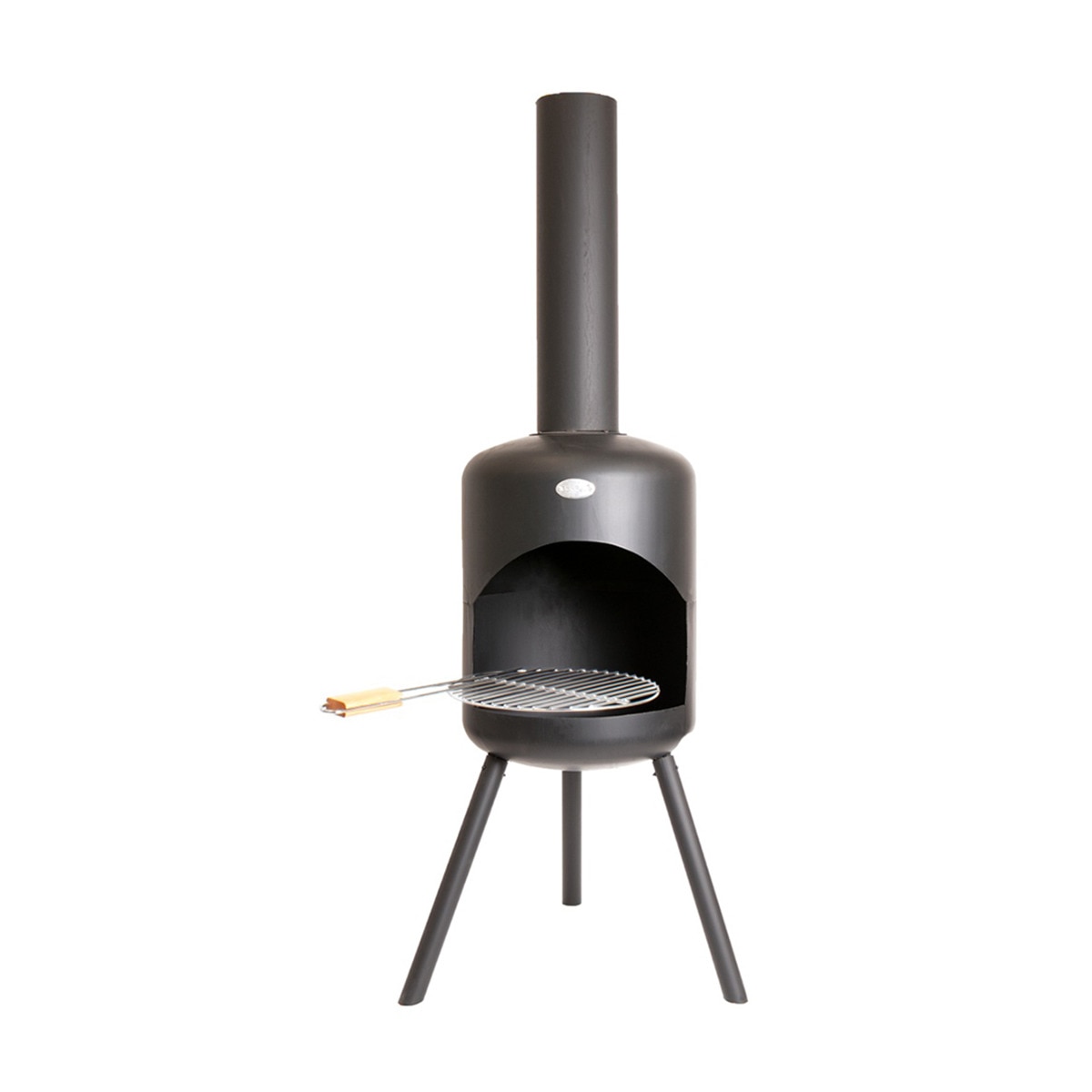 Chimenea de Leña Exterior Bonselo Negro-4