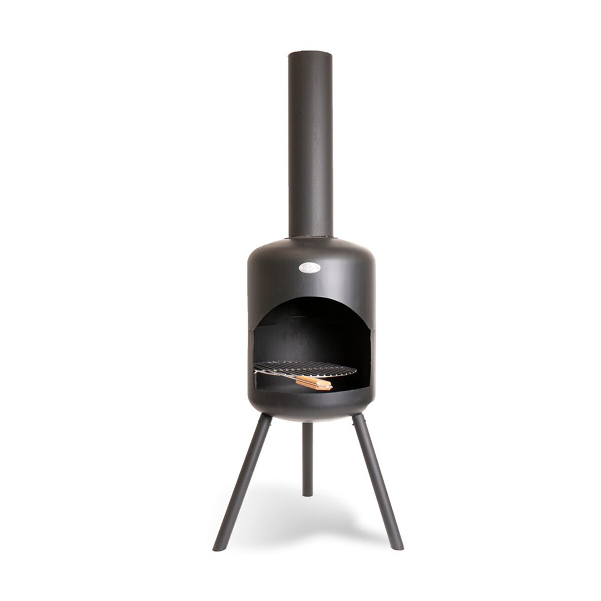 Chimenea de Leña Exterior Bonselo Negro-3