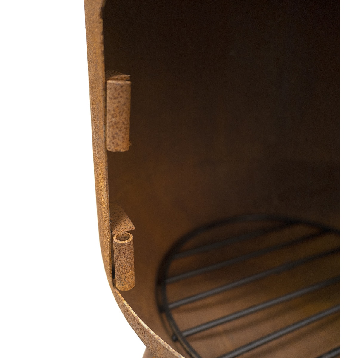 Chimenea de Leña Exterior Bonsolo Corten Óxido-8