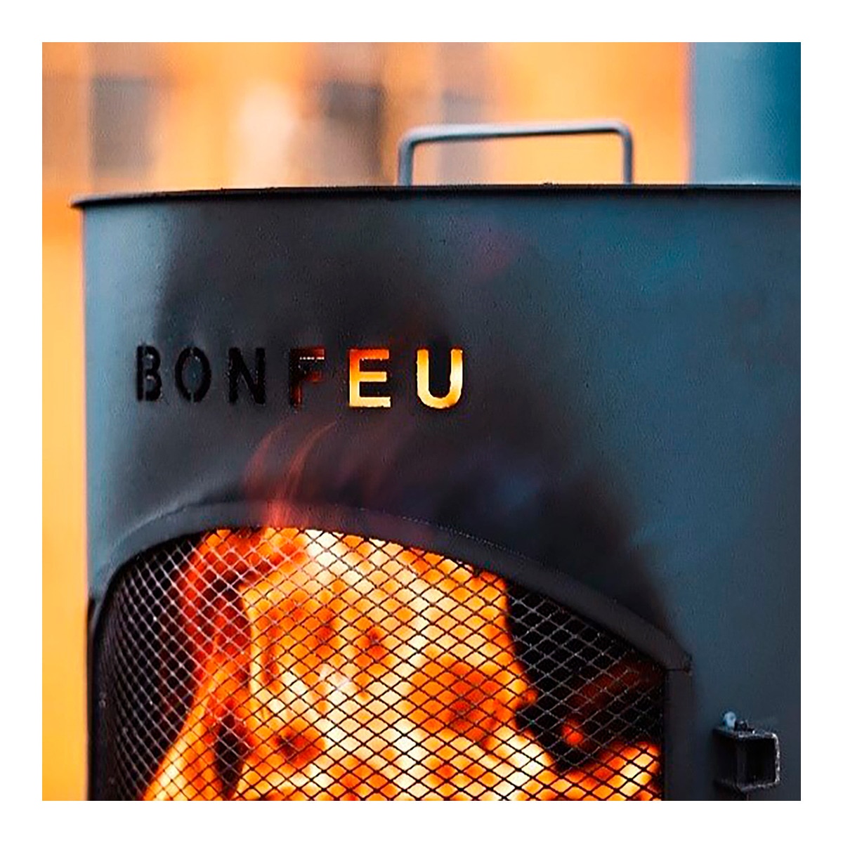 Chimenea de Leña Exterior Bontino Black Negro-12