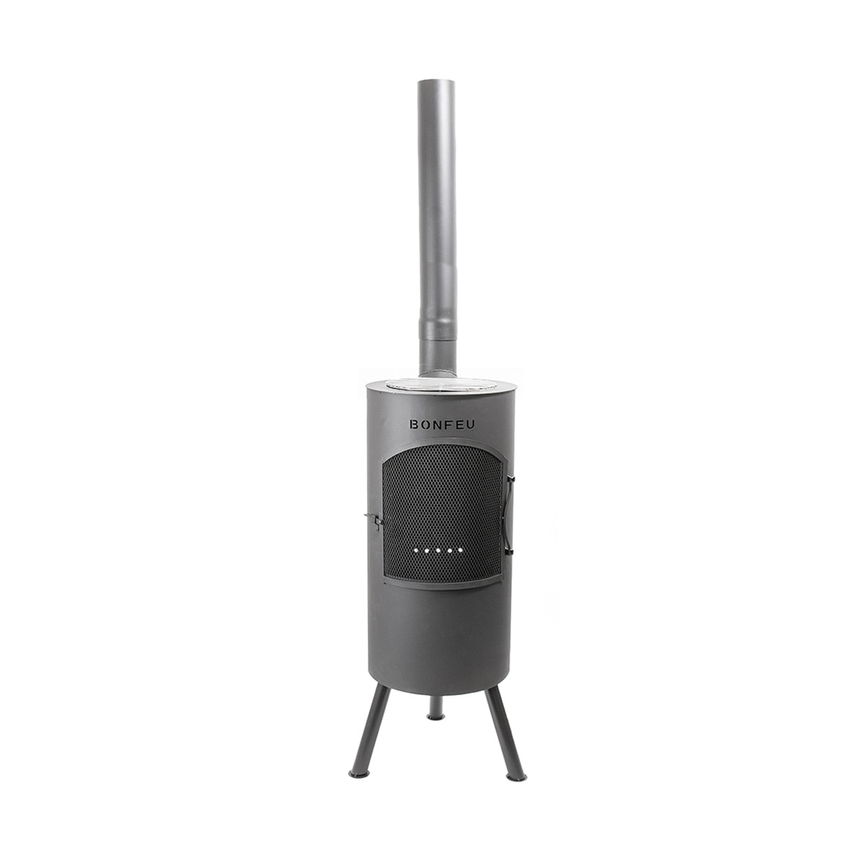 Chimenea de Leña Exterior Bontino Black Negro-3