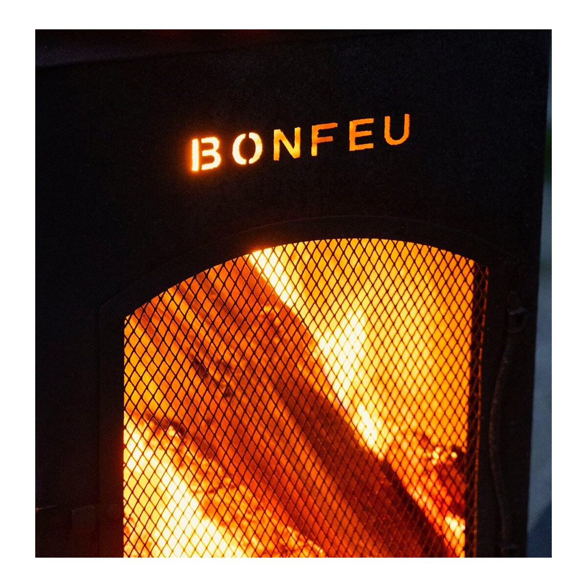 Chimenea de Leña Exterior Boncarré Black Negro-10