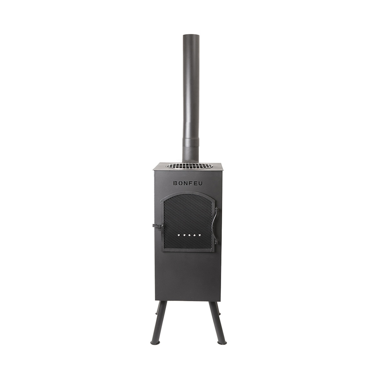 Chimenea de Leña Exterior Boncarré Black Negro-5