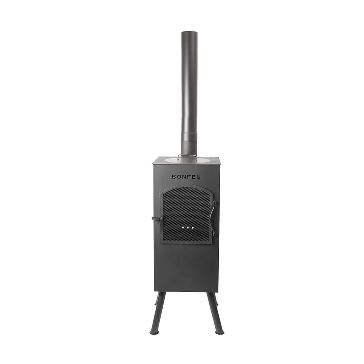 Chimenea de Leña Exterior Boncarré Black Negro-4