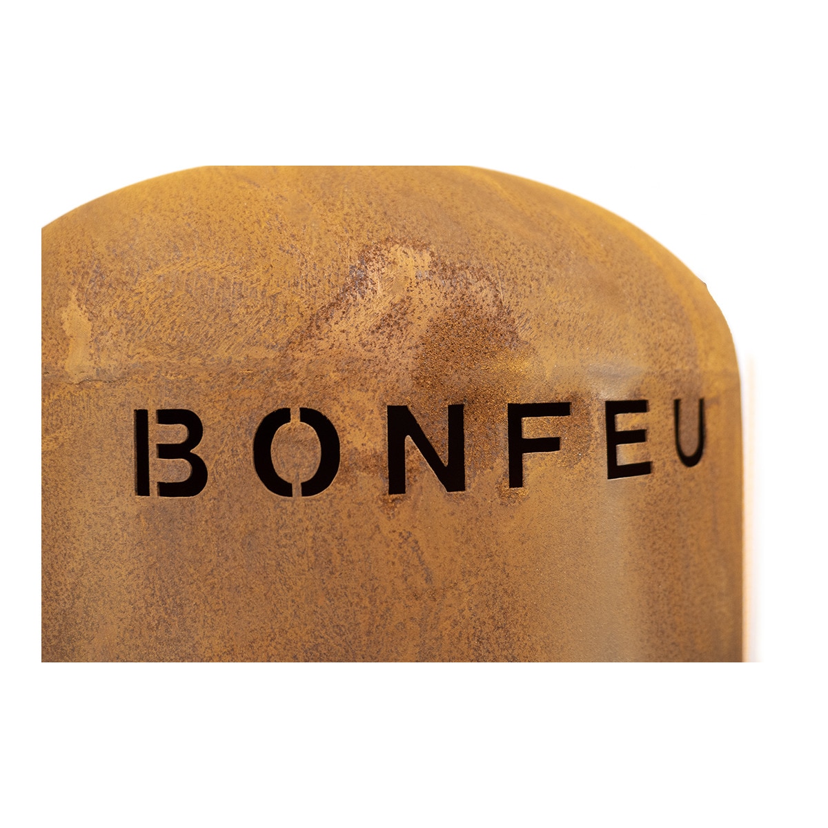 Chimenea de Leña Exterior Bonbono Acero Óxido Óxido-9
