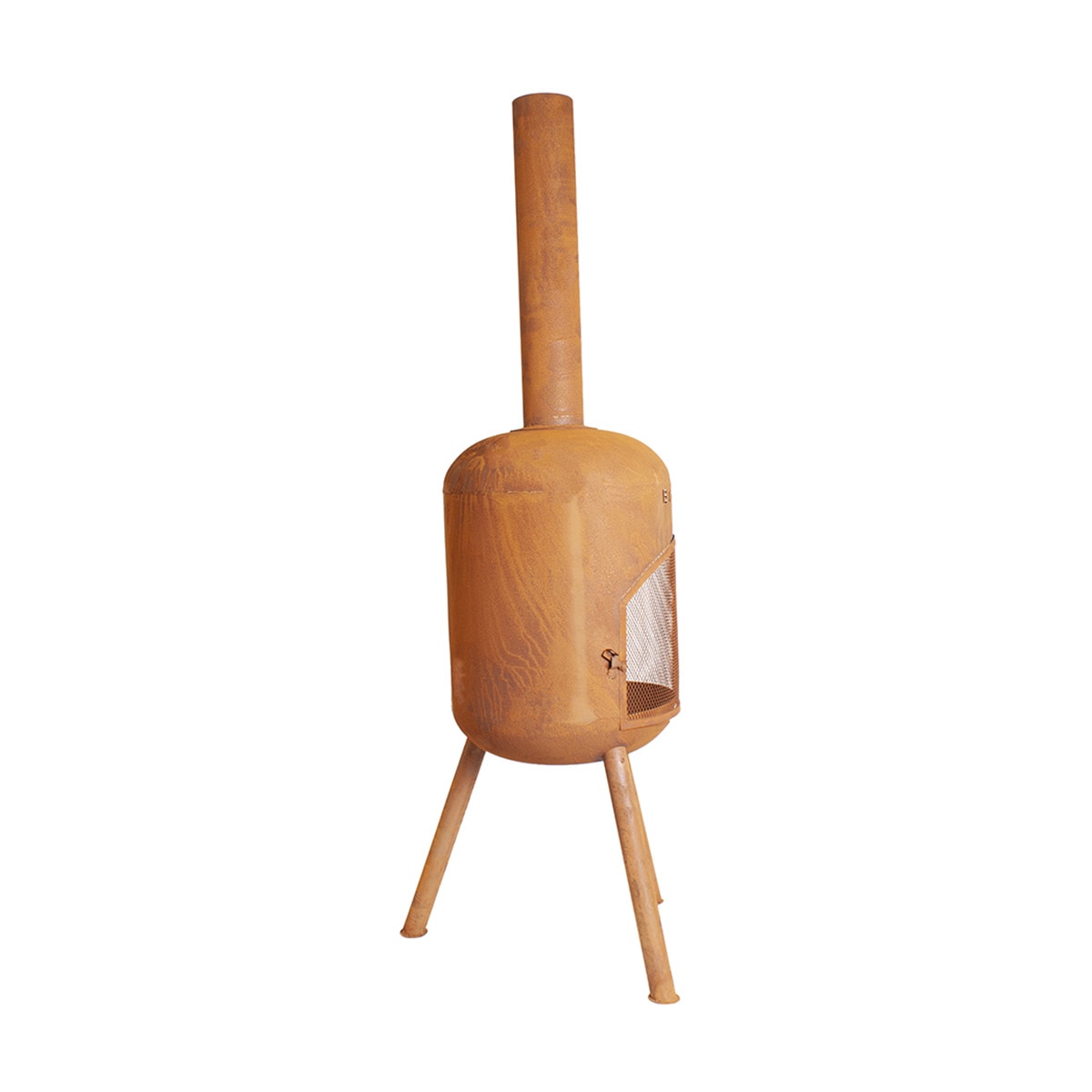 Chimenea de Leña Exterior Bonbono Acero Óxido Óxido-8