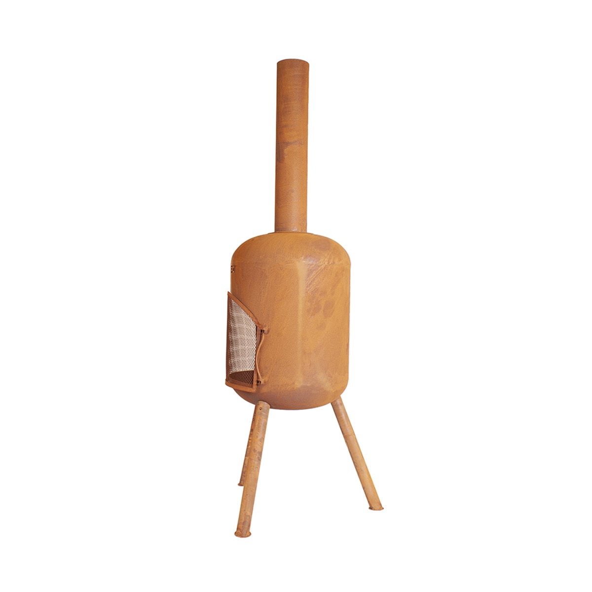 Chimenea de Leña Exterior Bonbono Acero Óxido Óxido-7