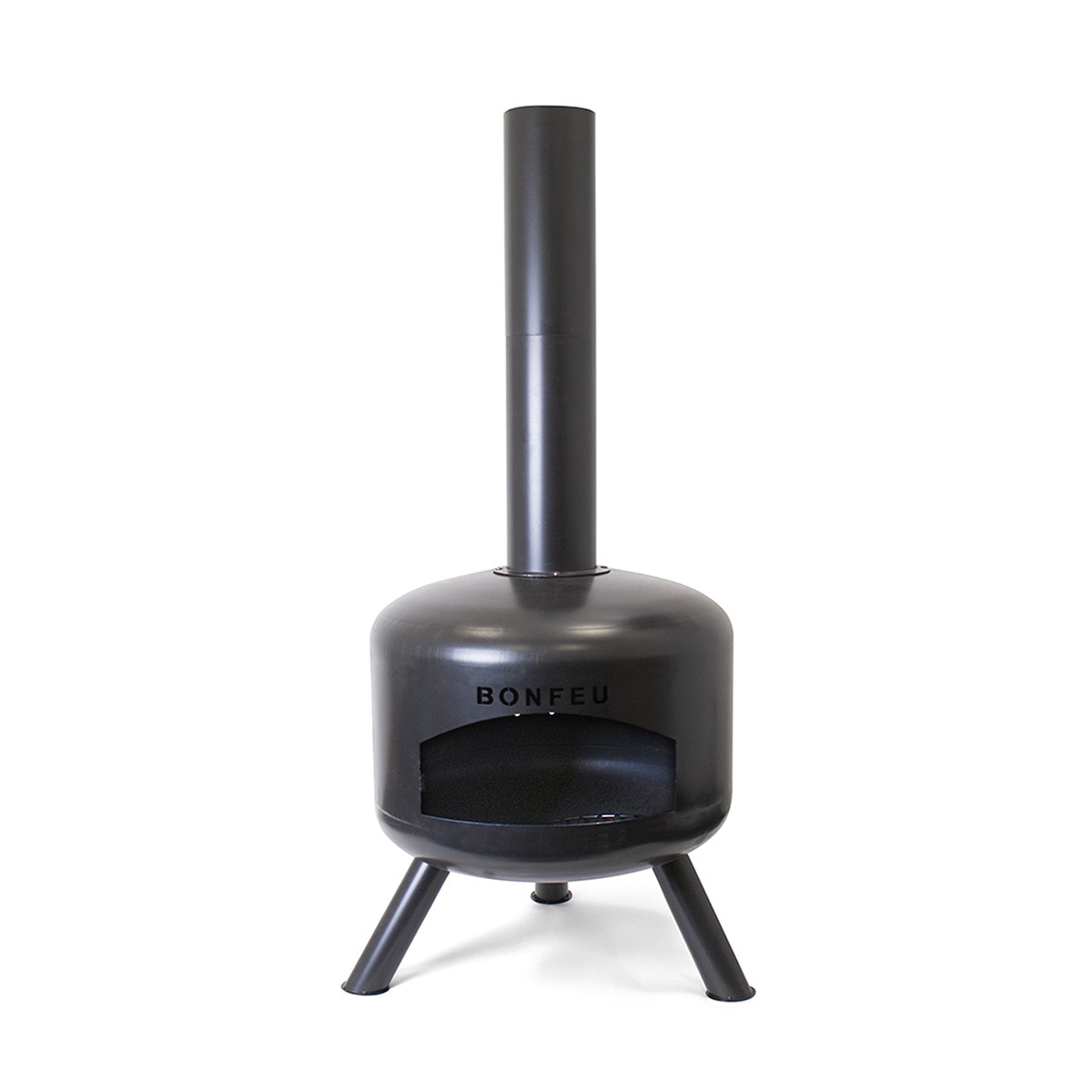 Chimenea de Leña Exterior BonGiro Negro-6