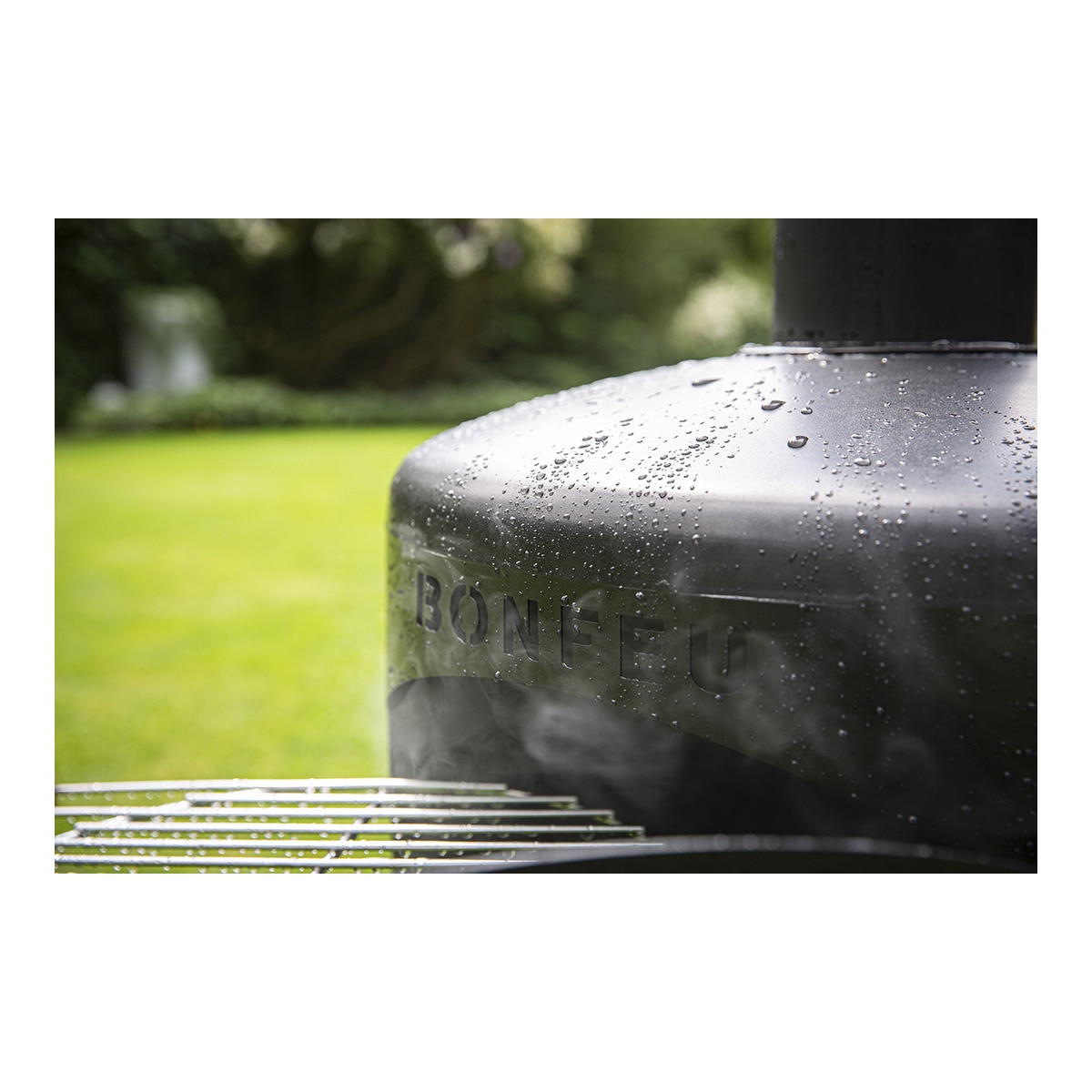 Chimenea de Leña Exterior BonGiro Negro-11