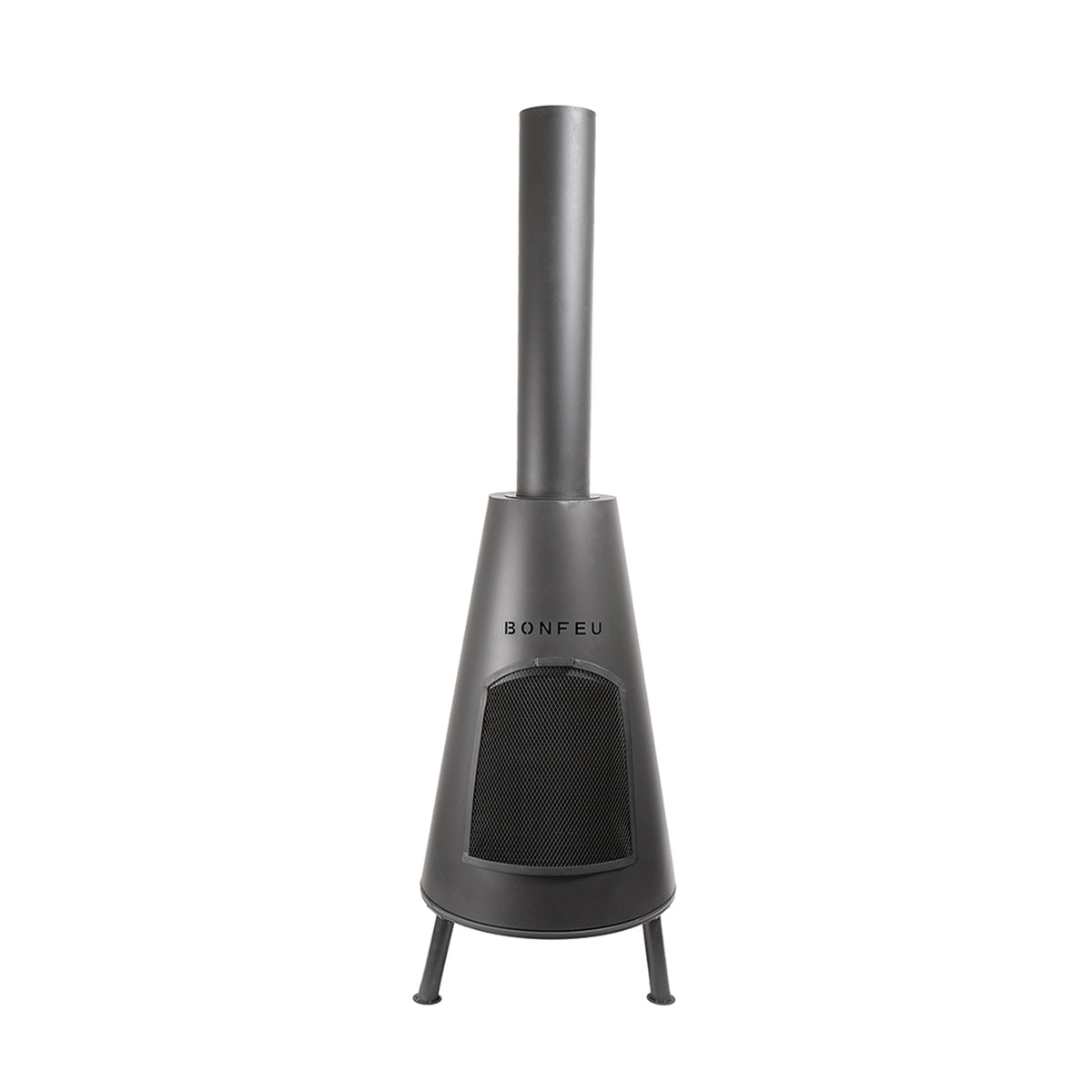 Chimenea de Leña Exterior BonPyra Negro-5
