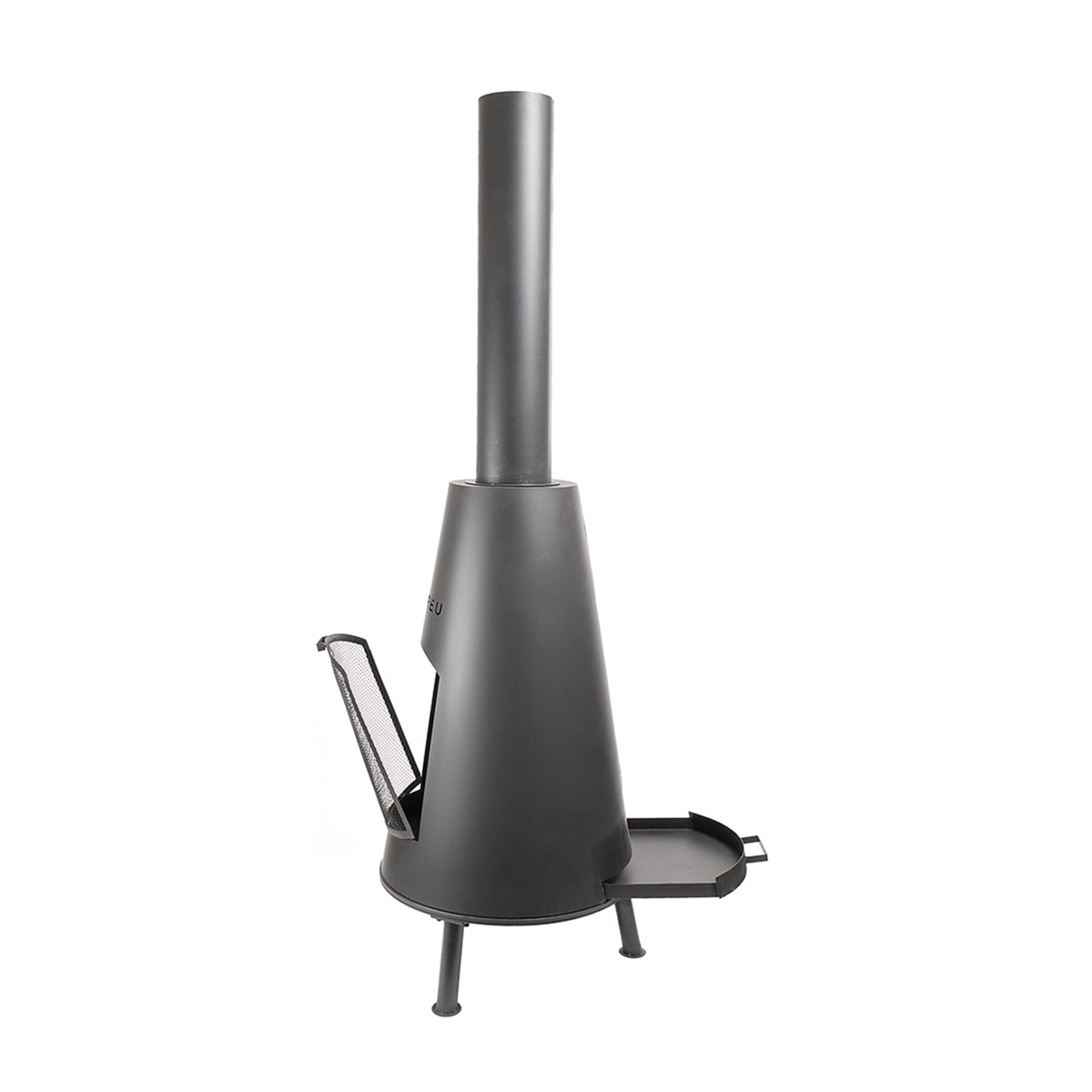 Chimenea de Leña Exterior BonPyra Negro-4