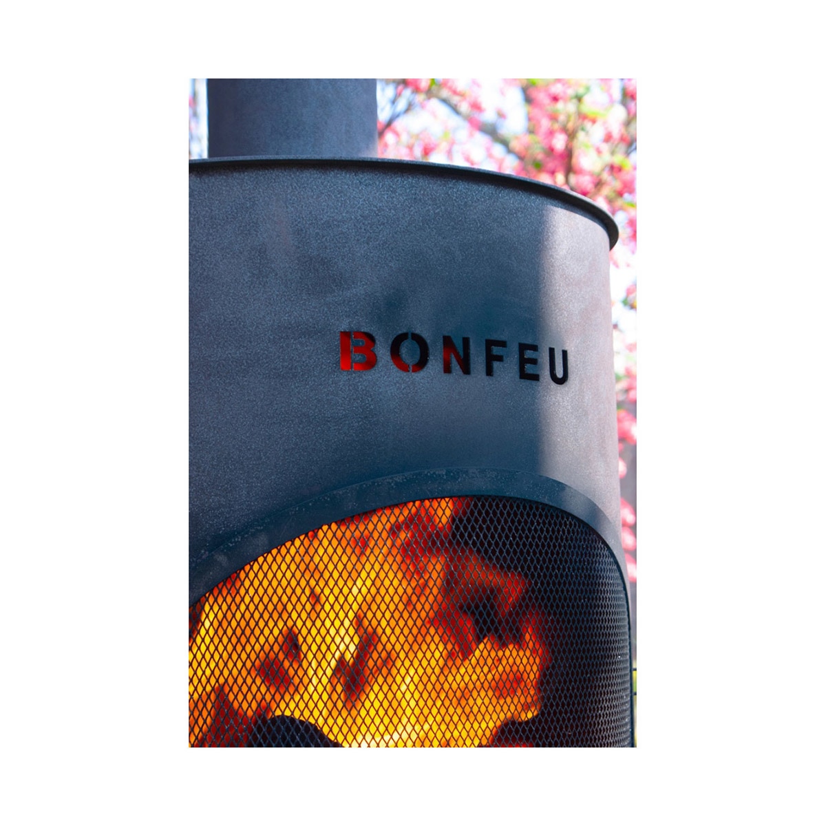 Chimenea de Leña Exterior Bonton 40 Black Negro-7