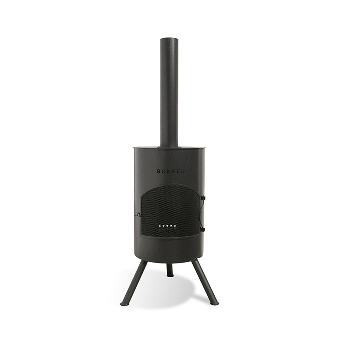 Chimenea de Leña Exterior Bonton 40 Black Negro-5